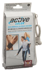 BORT ActiveColor Handgelenkbandage M -19cm schwarz