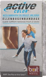 BORT ActiveColor Ellenbogenbandage M -28cm beige