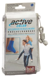 BORT ActiveColor Knöchelbandage S -21cm blau