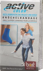 BORT ActiveColor Knöchelbandage XL +25cm blau