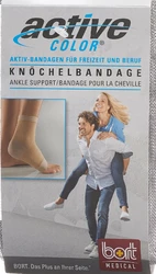 BORT ActiveColor Knöchelbandage L +23cm beige