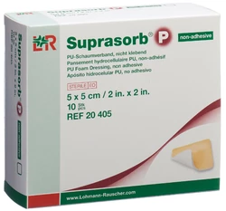 Suprasorb P Schaumverband 5x5cm nicht klebend