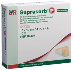 Suprasorb P Schaumverband 10x10cm n klebebend