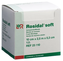 Rosidal soft Schaumstoffbinde 2.5mx10cmx0.3cm