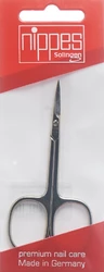 nippes Hautschere 9 cm spitz vernickelt