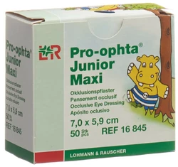 Pro-ophta Junior Augenpflaster maxi 7.0x5.9cm