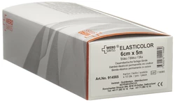 WERO SWISS Elasticolor Elastische Binde 5mx6cm blau