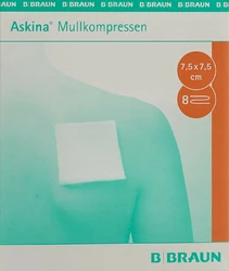 Askina Compresse de gaze 7.5cmx7.5cm stérile