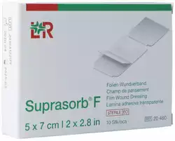Suprasorb F olien-Wundverband 7x5cm steril
