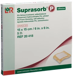 Suprasorb P Schaumverband 15x15cm selbstklebend