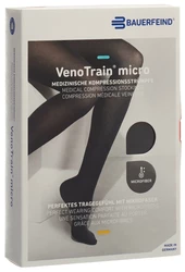 VenoTrain Micro MICRO A-TU KKL2 M normal/short geschlossene Fussspitze schwarz