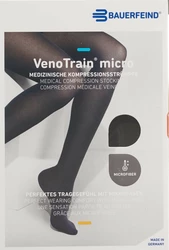 VenoTrain Micro MICRO A-T KKL2 L normal/long geschlossene Fussspitze schwarz