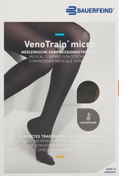 VenoTrain Micro MICRO A-D KKL2 S normal/short geschlossene Fussspitze schwarz