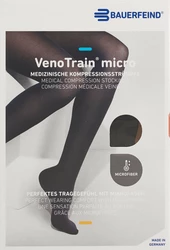 VenoTrain Micro A-D KKL2 S normal/short geschlossene Fussspitze schwarz