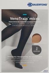 BAUERFEIND VenoTrain Micro KKL2 AD M normal/short geschlossene Fussspitze creme