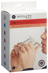 Vitility Becher HandyCup Institution transparent