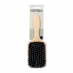 Herba Brosse paddle poils sanglier/polyamide bois de hêtre