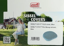 SISSEL Sitfit Plus Bezug blau velours