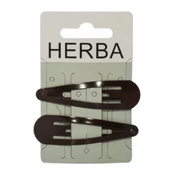 Herba Clips 6.8cm havanna