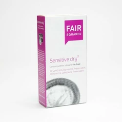 FAIR SQUARED Kondom Sensitive Dry vegan