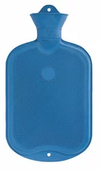 Sänger Wärmflasche 2l Lamelle 1seitig blau