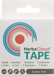 HerbaChaud tape 5cmx5m noir