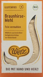 Werz Braunhirse Mehl glutenfrei Bio