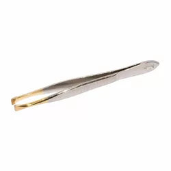 Herba Pinzette 7.5cm Goldspitze