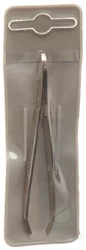 Malteser Pinzette Nickel schmal gebogen 8 cm No 10