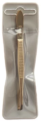 Malteser Pinzette schräg 9 cm No 8 Gold