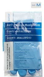 Anti Allergie Handschuhe PVC M blau