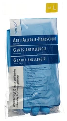 Anti Allergie Handschuhe PVC L blau