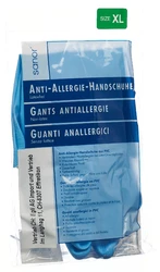 sanor Anti Allergie Handschuhe PVC XL blau