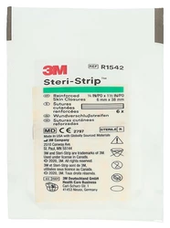 3M Steri-Strip 6x38mm weiss verstärkt
