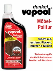 vepool Möbelpolitur flüssig dunkel