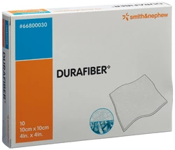 DURAFIBER Wundauflage 10x10cm steril