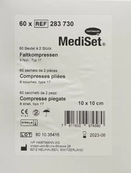 MediSet Faltkompressen Typ 17 10x10cm 8 fach steril