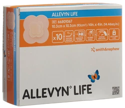 ALLEVYN LIFE Silikon-Schaumverband 10.3x10.3cm