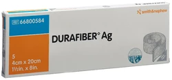 DURAFIBER Ag Wundauflage 4x20cm steril