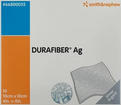 DURAFIBER Ag Wundaufle 10x10cm steril