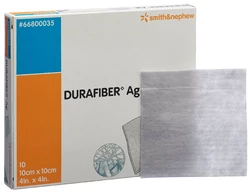 DURAFIBER Ag Wundaufle 10x10cm steril