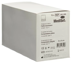 MediSet Faltkompressen Typ 17 5x5cm 12 fach steril