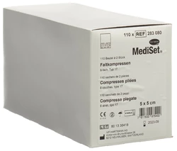 MediSet Faltkompressen Typ 17 5x5cm 8 fach steril