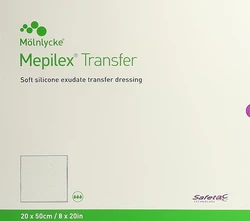 Mepilex Transfer Safetac Wundauflage 20x50cm Silikon