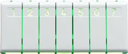 Pilbox City Medikamentenspender 7 Tage Wochenspender