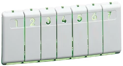 Pilbox City Medikamentenspender 7 Tage Wochenspender