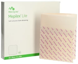 Mepilex Lite Absorptionsverband 20x50cm Silikon