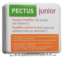 Pectus Junior Hustenpastillen für Kinder mit Vitamin C