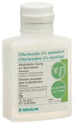 B. Braun Chlorhexidine 2 % ungefärt