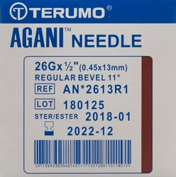 Terumo Agani Einmalkanüle 26G 0.45x13mm braun